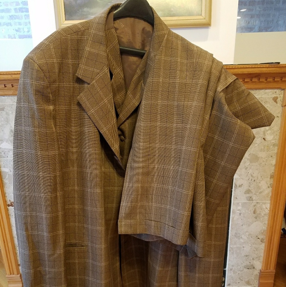 JOHN RAPHAEL PLATINUM MILLENNIUM BROWN CHECKERED P